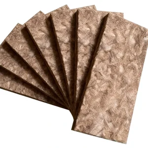 Australia Branz Standard Fire Resistant Insulation Material Eco Tech Glass Wool Roll Eco friendly Brown Glass Wool Blankets