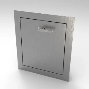 Australian Standard SS304 Garbage Linen Chute Hoppe Handle Laundry Chute Trash Intake Door