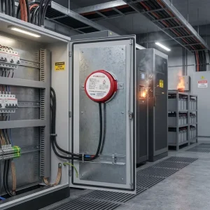 Automatic Activation Hot Aerosol Fire Suppression System for Unattended Cabinets