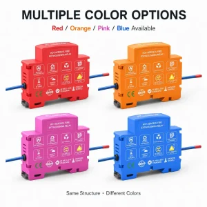 Automatic Aerosol Fire Extinguishing Device 10 40g CE Certification DIN Rail Type Custom UV Logo