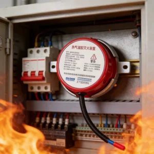 Automatic Aerosol Fire Extinguishing Device Thermal Fire Suppressor for Cabinets