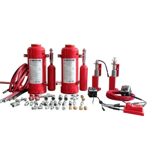 Automatic Dry Chemical Fire Suppression System Stainless Steel Construction Class A B C Extinguisher for ECE R107 Standard for