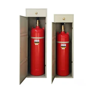 Automatic FM200 Suppression System GQQ100 2.5 100L Cabinet Type HFC 227ea Fire Extinguishing Equipment for Computer