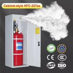 Automatic FM200 Suppression System GQQ100/2.5-XF 100L Cabinet Type HFC-227ea Fire Extinguishing Equipment for Computer