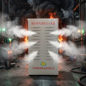 Automatic Floor standing Aerosol Fire Extinguisher for Server Room Electric Cabinet Class A B Fire Suppression System