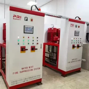 Automatic High Pressure Water Mist System with Electric Diesel Pump Unit for Diesel Generator Room Fire Suppression