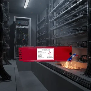 Automatic Hot Gas Aerosol Fire Suppression System Compact Fire Extinguisher for Small Enclosures