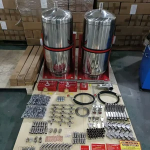 Automatic Kitchen Hood Fire Suppression System With Wet Chemical Agent Wall Mounted For Class K F Fires