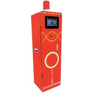 Automatic Laboratory Fire Extinguish Equipment 4G Function Sound Light Alarm 10 Flame Detector Interfaces Durable Metal Material