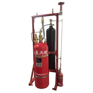 Automatic Piston Flow FM200 Fire Suppression System for Precision Factory