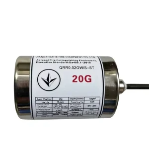 Automatic Stainless Steel Fire Extinguisher Aerosol 20g for Battery Energy Storage Motor Control Centers Remote Storage Class