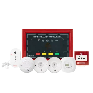 Automatic Switching Home Alarm System Powerful Sound and Visual Alerts Home Fire Alarm Control Panel