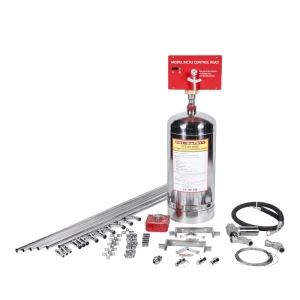 Automatic Wet Chemical Kitchen Fire Suppression System SUS304 Stainless Steel CE Certified 6 12 18 24L Capacity For Class Fires