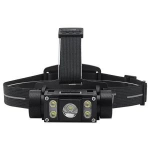 B50 1200 Lumen LED Rechargeable Flashlight IPX4 Waterproof Head Torch Headlamp for Camping Hiking Running
