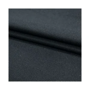 BN21026 Plain Woven Fireproof Damper Cloth 100% Nomex Meta Aramid Fabric Black Color for Oil Pipe