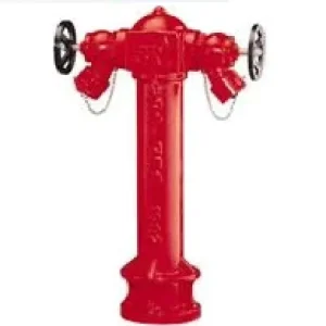 BS 4 Inches Manual Plug DN100 Water Landing Fire Hydrant Valve