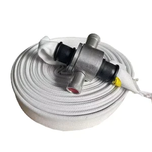BS336 Instantaneous Coupling 1.5inch 250PSI PVC Lined Canvas Fire Hose Firefighting Equipment Accessory