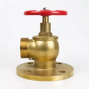 BSP Male Thread Flanged Fire Hydrant Valves Flanged Right Angle Valves JIS ANSI BS4504 Drilled Fire Fighting Hydrant Valve