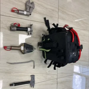 Backpack Mounted Electric Breaching Tool Set for Fire Rescue Multi Purpose Emergency Hydraulic Tool Kit 24V 4.0Ah Battery