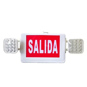 Battery Backup Rechargeable LED Safety Exit Sign Emergency Exit Light IP30 Rated 3 Hours Emergency Time