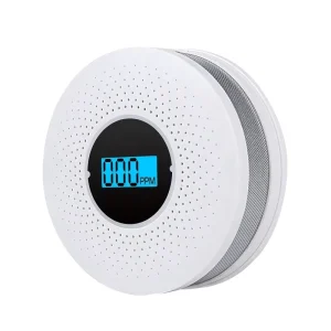Battery Operated Smoke CO Alarm Detector Combination Smoke and Carbon Monoxide Detector with LCD Display