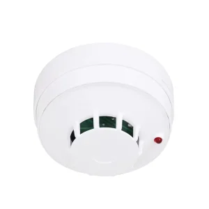 Battery Smoke Detector Ceiling Mounted Safety Sensor for Home Security Fire Alarm Systems