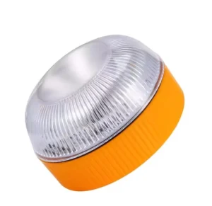 Bottom With Strong Magnetic Traffic Flashing Lights LED White Emergency Light Car On board Charging Warning Light