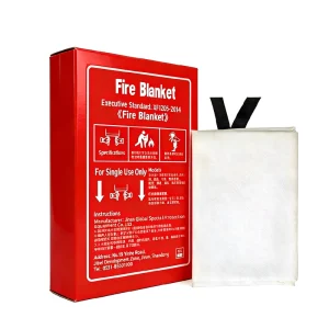Boxed Fire Blanket Fiberglass Fire Blanket Hospital and Hotel Silicone Fire Blanket Escape Fire Blanket