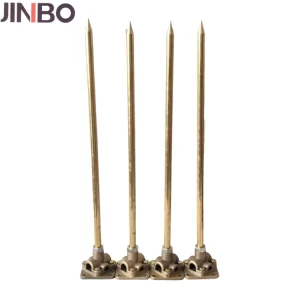 Brass Building Lightning Arrester ESE Lightning Rod 14*500mm