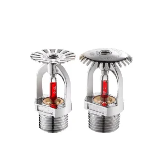 Brass Fire Sprinkler Head 68 Degree Red Glass Bulb DN5 Durable Firefighting Component with Easy Installation