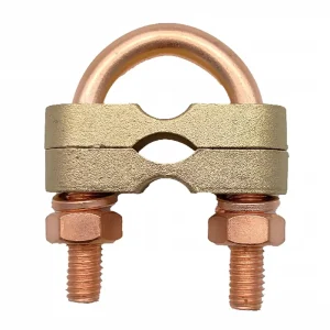 Brass U Bolt Rod Clamp UC301 High Conductivity Grounding Connector for Earthing Projects
