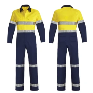 Breathable Waterproof Flame Resistant Fireproof Coverall Work Overall Uniform for Firefighters and Workwear