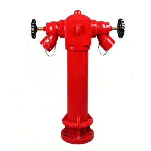 British Type Pillar Fire Hydrant 2 Way Outdoor Fire Hydrant Cast Iron Fire Fighting Equipment for Fire Protection System