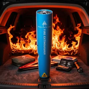 Bulk Supply Home Garage Automobile Fire Safety Supplies Lightweight Blue Aerosol Type Mini Fire Extinguisher