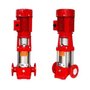 CCCF Certified Vertical Multistage Fire Pump XBD GDL Electric Booster Regulated Voltage Fire Hydrant Spray Water Supply