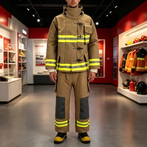 CE Approved Firefighter Protective Suit Breathable Anti-Tear Fire Rescue Suit Fireman Working Apparel