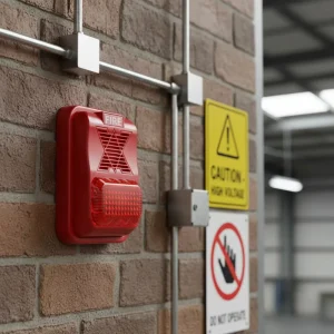 CE Approved New Design DC 10 30V 105dB 3 Tone Fire Alarm Sounder Strobe Combination ABS for Conventional Fire Alarm System