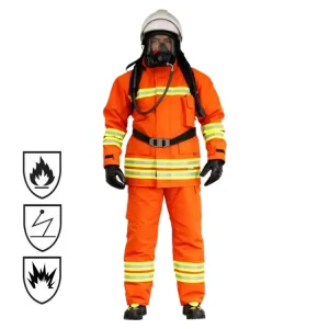 CE Certificate EN 469 Rip Stop Shell 4 Layers Nomex Fire Fighter Fireman Fire Fighting Firefighter Clothing