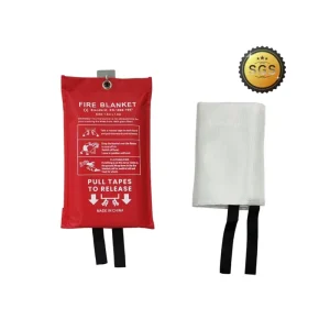 CE Certification Manufacturer Customized Emergency Fire Blankets for Kitchen Home Safety Fiberglass Fire Fighting Equipment