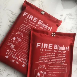 CE Certified Fire Blanket Reusable Fireproof Safety Blanket for Home Industrial Emergency Use