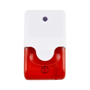 CE Certified SL 150 12V 24V Voice Activated Fire Alarm Siren DC 110dB Loud LED Light Flash Warning Strobe Sounder