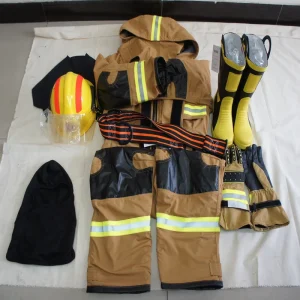 CE EN469 Fire Fighting Bunker Turnout Gear Firefighter Equipment Coverall Aramid Safety Clothes PPE Full Body Flame Retardant