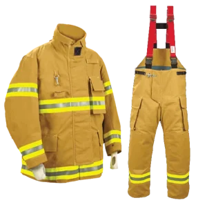 CE High Performance Fire Fighter Full Body Protection Equipment Safety Uniform Anti Flame Multi Layer Firefighting Suit