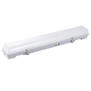 CE SAA 600mm Emergency LED Vapor Tight 2ft Ceiling Light Fixture LED Tri proof Shop Lights Emergency LED Linear Profile Light