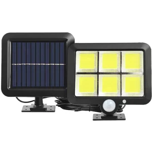COB LED Solar Powered Light Outdoors PIR Motion Sensor Sunlight Waterproof Wall Garden Decor Emergency Street Security Lamp