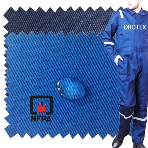 CP250AS 250grams Cotton NFPA 2112 EN11612 Waterproof Fireproof Acid and Alkali Proof Antistatic Fire Retardant Fabric