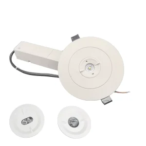 CR-7113 180 Min Back Up Rechargeable Down Light Open And Corridor Lens Embedded Installation Emergency Down Light