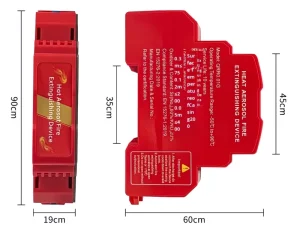 Car Mounted Engine Rapid Fire Extinguishing Device with Automatic Sensing