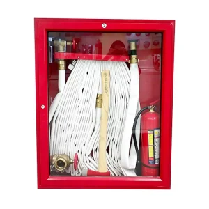 Carbon Steel Outdoor Fire Hose Cabinet Full Set Wall Mount Fire Hydrant Box Complete Fire Equipment with Hose Extinguisher Valve