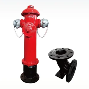 Cast Iron 4″ Inlet Ground Fire Hydrant with 2 X 2 1 2″ Outlet Aluminum Couplings Fire Protection Durable & Easy Operation